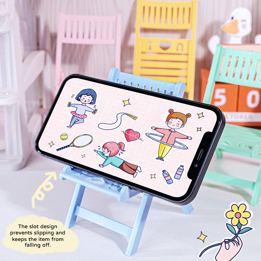 Mini opvouwbare stoel Telefoon - Kawaii Tech Accessories recensie en prijs